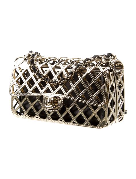 chanel mini metal cage bag|CHANEL Metal Bags & Handbags for Women .